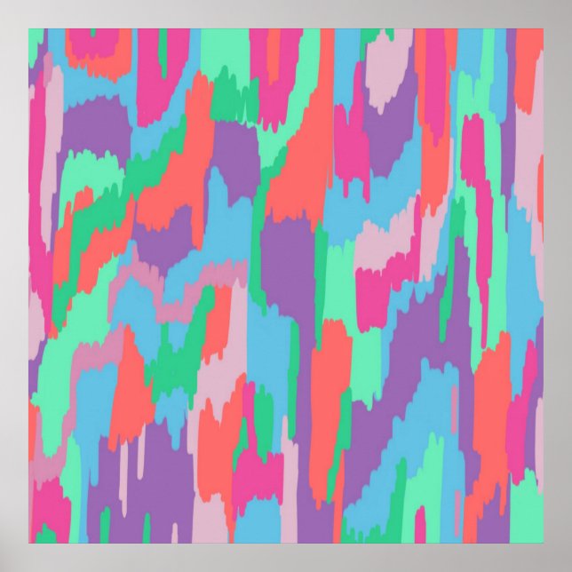 Pastel Tone Abstract Print  (Front)