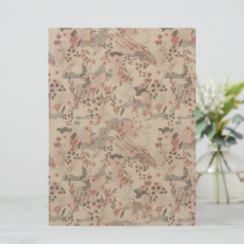 Pastel Tone Floral Seamless Pattern