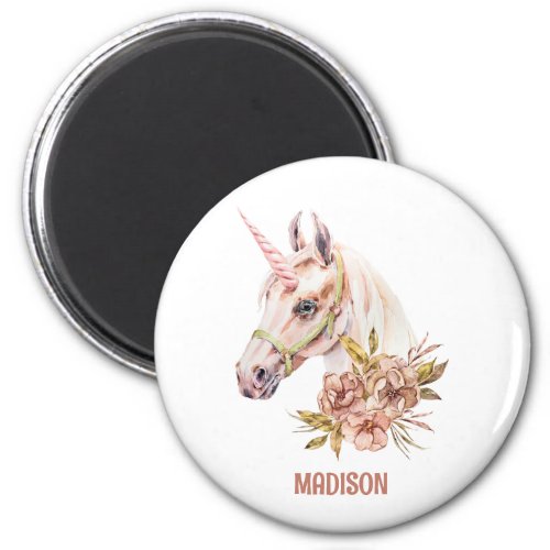 Pastel Tones Unicorn  Magnet