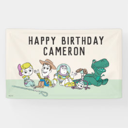 Pastel Toy Story 2 Infinity and Beyond Birthday Banner