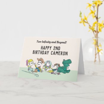 Pastel Toy Story | 2 Infinity And Beyond Birthday  Card by ToyStory at Zazzle
