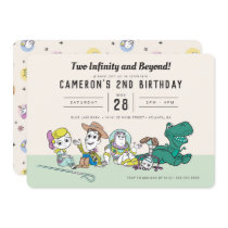 Pastel Toy Story | 2 Infinity and Beyond Birthday Invitation