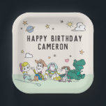 Pastel Toy Story | 2 Infinity and Beyond Birthday Paper Plates<br><div class="desc">Add a soft and whimsical touch to your celebration with these pastel Toy Story "Two Infinity and Beyond" birthday paper plates! Featuring Buzz Lightyear and playful space-themed details in a delicate pastel palette, these plates perfectly capture the adventurous charm of Toy Story. Ideal for 2nd birthday parties, they make serving...</div>