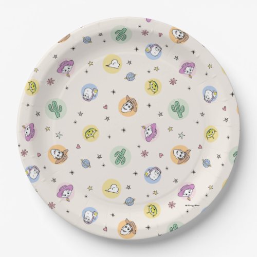 Pastel Toy Story  2 Infinity and Beyond Birthday Paper Plates