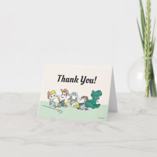 Pastel Toy Story   2 Infinity and Beyond Thank You Card