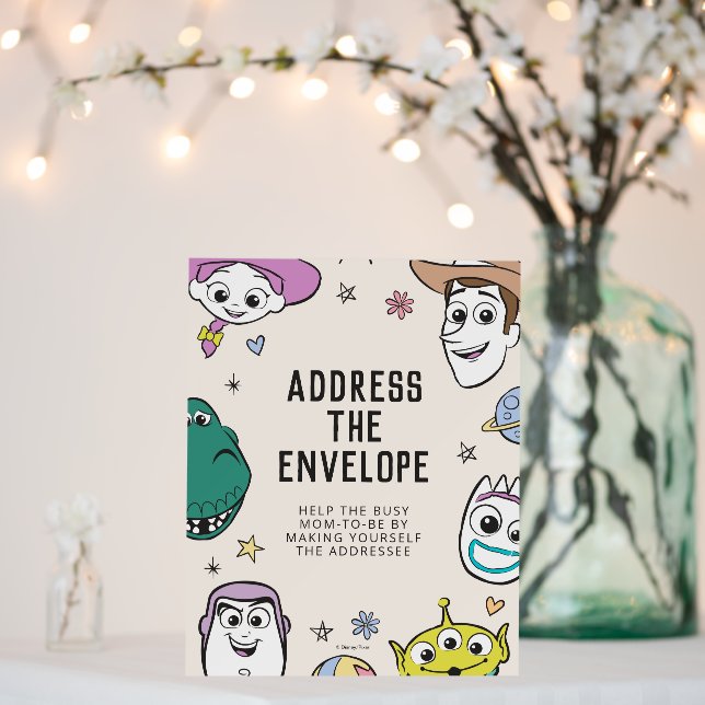 Pastel Toy Story Characters Baby Shower Foam Board (In Situ (Wedding))