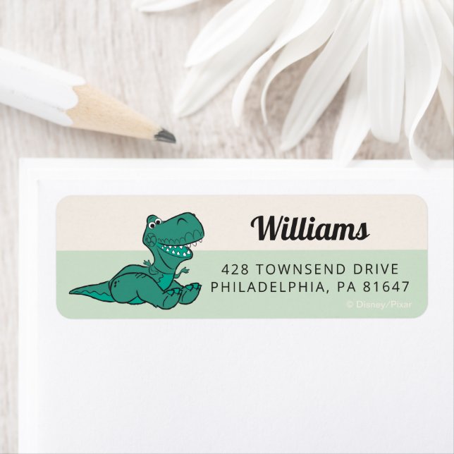 Pastel Toy Story Characters Baby Shower  Label (Insitu)