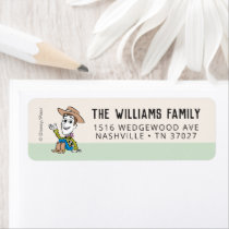Pastel Toy Story | Woody Birthday Label