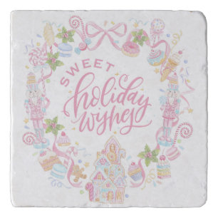 Pastel Treats   Sweet Holiday Wishes Trivet