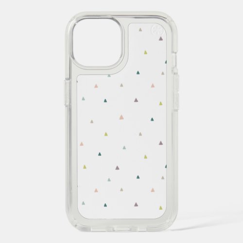 Pastel Triangle Doodle Pattern iPhone 15 Case