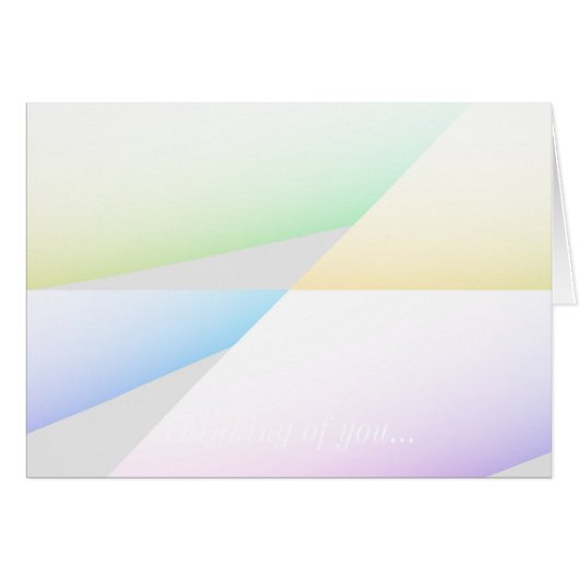 Pastel Triangles (Front Horizontal)