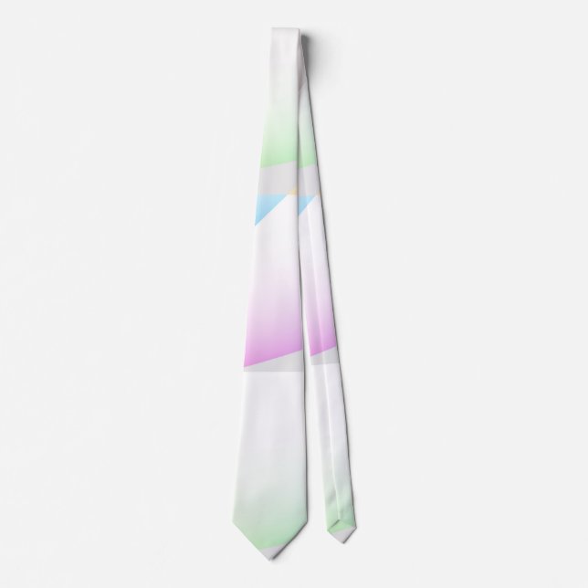Pastel Triangles Neck Tie (Front)
