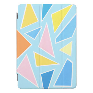 Pastel Triangles on Pale Blue iPad Pro Cover