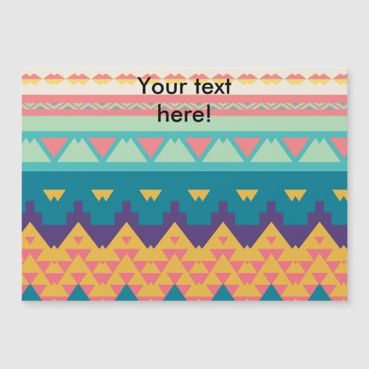 Pastel tribal design (Front)