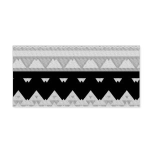 Pastel tribal design self-inking stamp