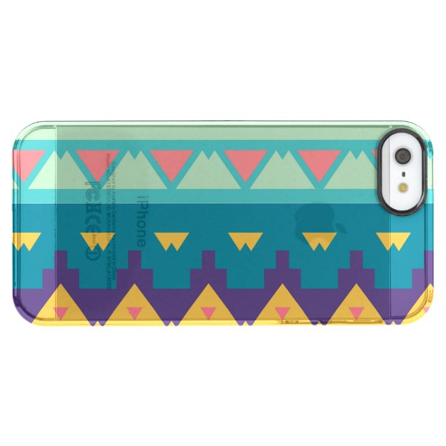 Pastel tribal design uncommon iPhone case (Back Horizontal)