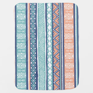 Pastel tribal Navajo: seamless pattern. Baby Blanket