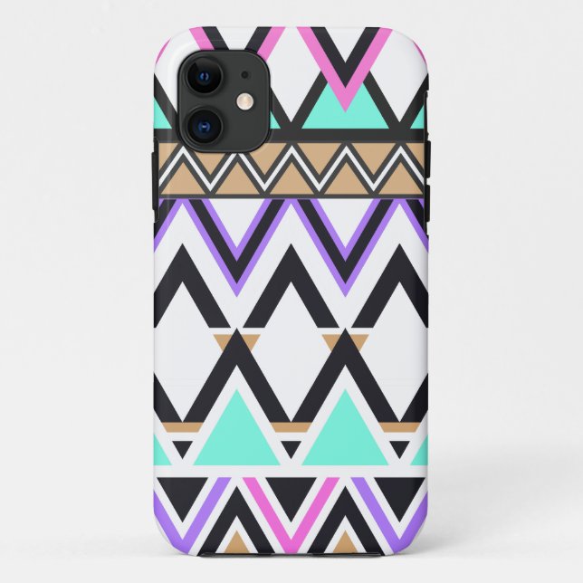 Pastel Tribal Pattern 2 Case-Mate iPhone Case (Back)