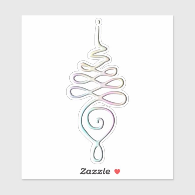 Pastel Unalome  Sticker (Sheet)