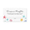 Pastel Under the Sea Shower Diaper Raffle Card