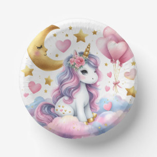 Pastel Unicorn Paper Bowls
