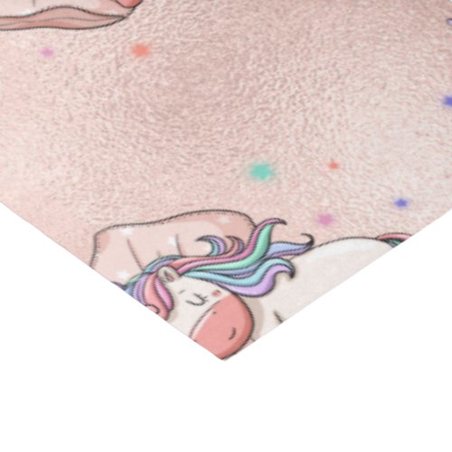 Pastel Unicorn Sleeping   Tissue Paper