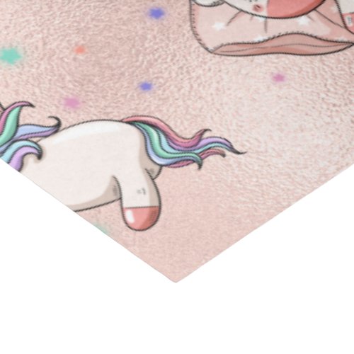 Pastel Unicorn Sleeping   Tissue Paper