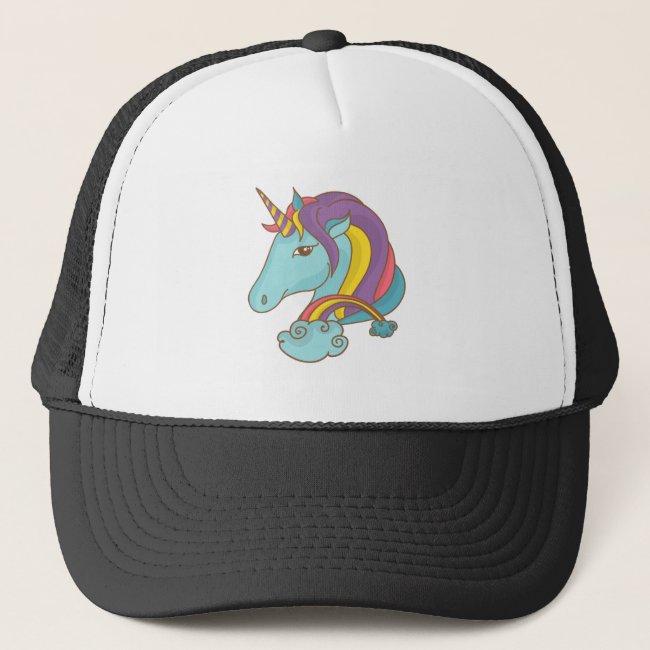 Pastel Unicorn Trucker Hat