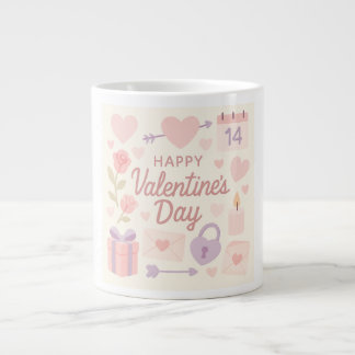 Pastel Valentine's Day Mug