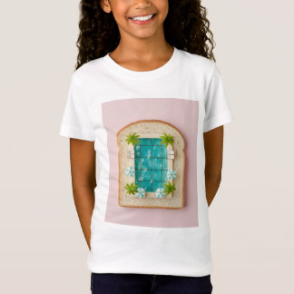 Pastel Vaporwave Pool Toast T-Shirt