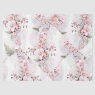 Pastel Victorian Florals & Lace Decoupage   Tissue Paper