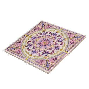 Pastel Vintage Style Ceramic Tile. Ceramic Tile