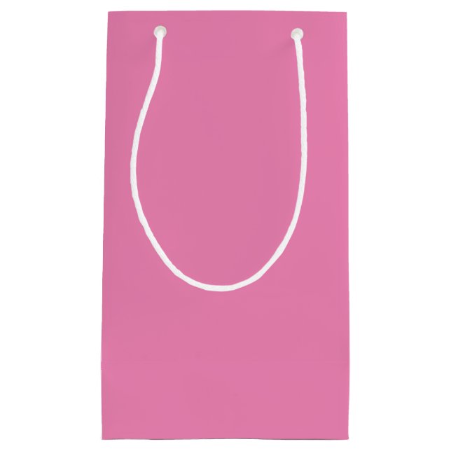 Pastel Violet,Pink Daisy,Pink Rose, Small Gift Bag (Front)