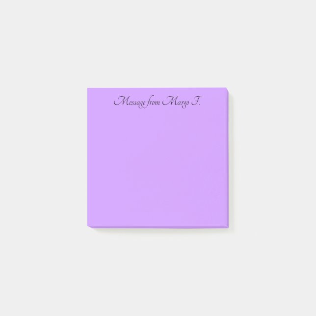 Pastel Violet Post-it Notes (Front)