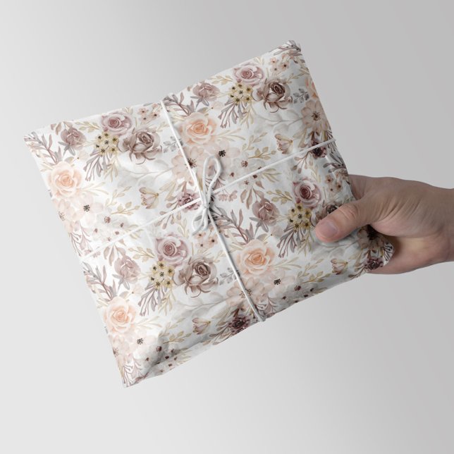 Pastel Watercolor Colorful Roses Tissue Paper (Creator Uploaded)