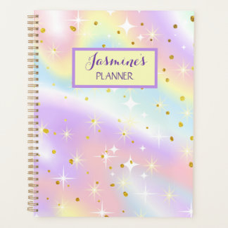 Pastel Watercolor Dreams Personalized  Planner