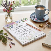 Pastel watercolor floral Jeremiah 29:13 scripture