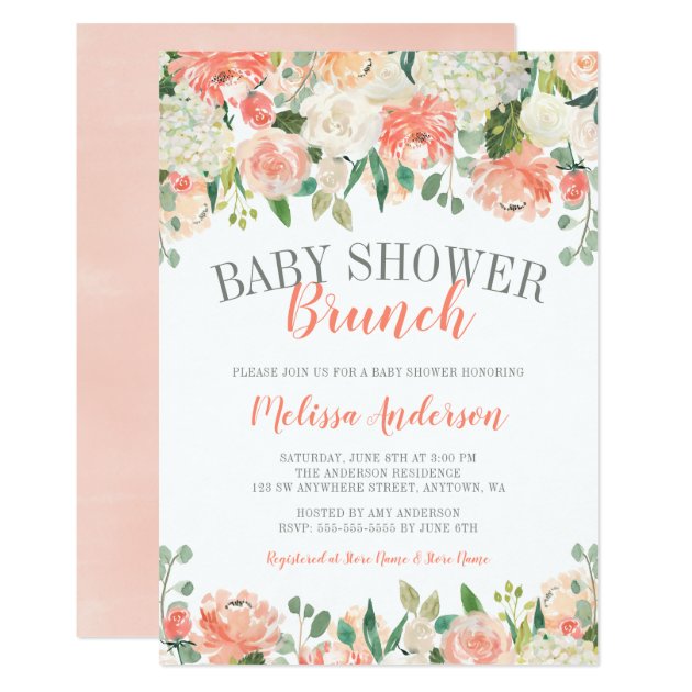 baby shower dinner invitation