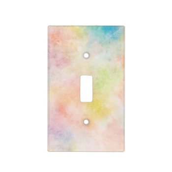 Pastel Watercolor Light Switch Cover by Home_Suite_Home at Zazzle