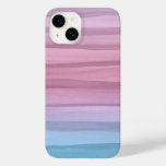 Pastel Watercolor Lines Pattern Case-mate Iphone 14 Case at Zazzle