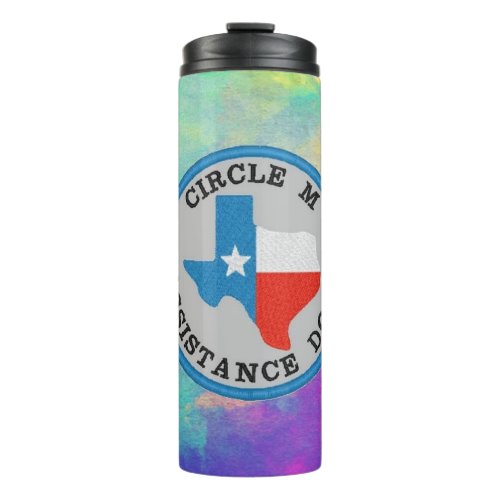 Pastel Watercolor Logo Thermal Tumbler