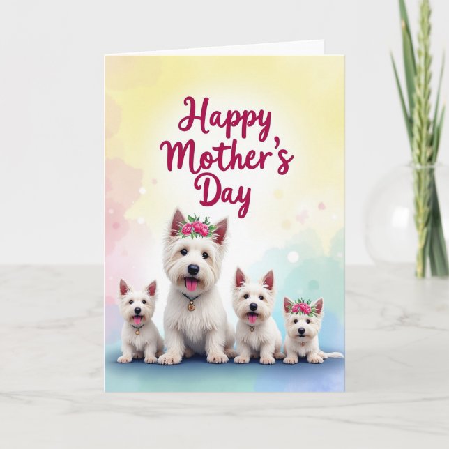 Pastel Watercolor Mothers Day Card (Front)
