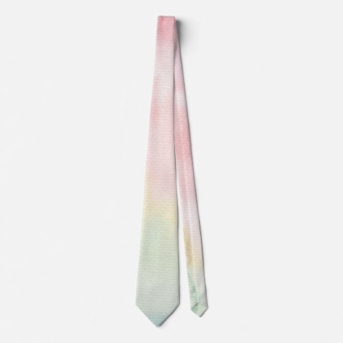 Pastel Watercolor Neck Tie