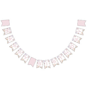 Pastel Watercolor Ocean Birthday Banner