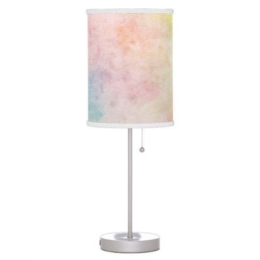 Pastel Watercolor pattern Lamp Shade (Left)