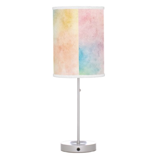 Pastel Watercolor pattern Lamp Shade (Back)