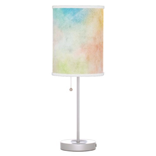Pastel Watercolor pattern Lamp Shade (Right)