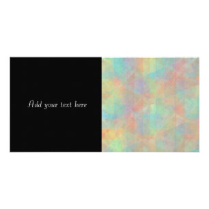 Pastel Watercolor Shapes Abstract Art Card