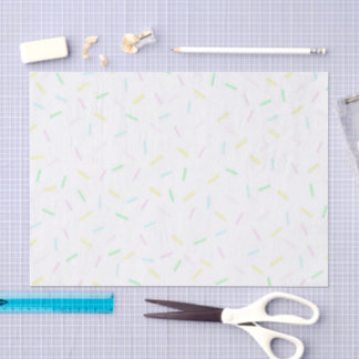 Pastel Watercolor Sprinkles Tissue Paper
