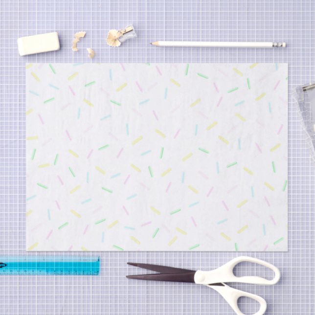 Pastel Watercolor Sprinkles Tissue Paper (Craft)